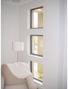 Aluminium Fixed Panel Windows Centered/Front Glazed Commercial Frames